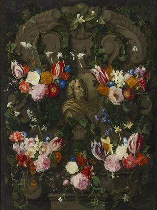 Daniel Seghers - Portrait of Nicolas Poussin.webp