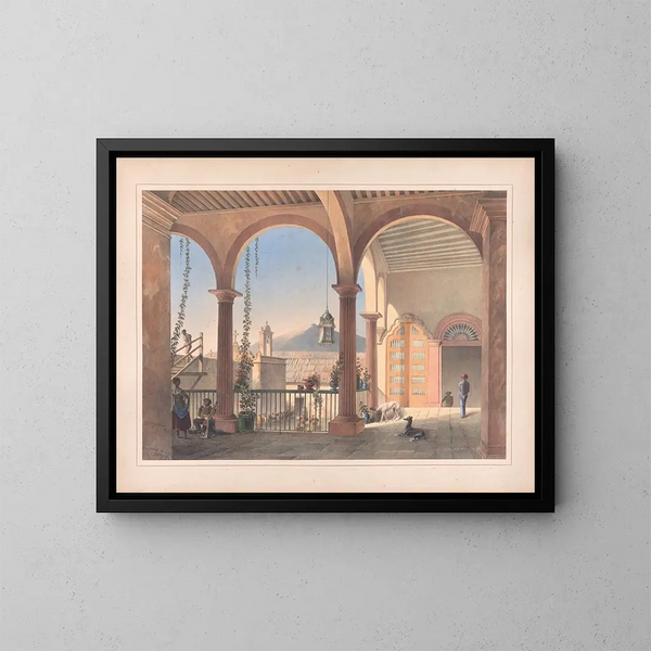 Vues d'Égerton au Mexique Pl05 - Daniel Thomas Egerton — ingelijst kunstwerk aan de muur