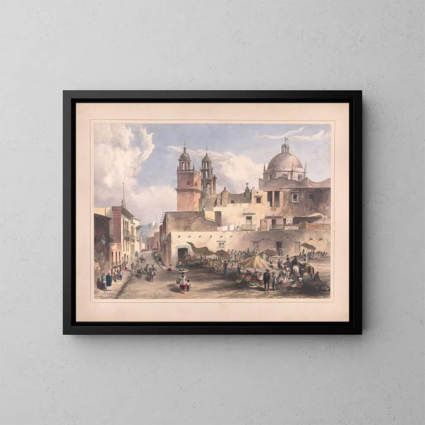 Vues d'Égerton au Mexique Pl09 - Daniel Thomas Egerton — ingelijst kunstwerk aan de muur