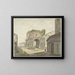 L'arc de Janus quadrifons en een deel van S Giorgio in Velabro in Rome - Daniël Dupré — ingelijst kunstwerk aan de muur