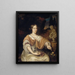 Sara Pottey 1651-1705 wife of Johan van Bochoven - Daniël Haringh — framed artwork on a wall