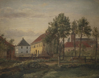 Een molen in Odense - Dankvart Dreyer — weergave van het kunstwerk