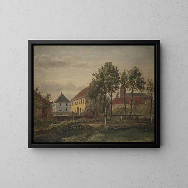 Een molen in Odense - Dankvart Dreyer — ingelijst kunstwerk aan de muur