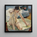 In het badkuip II - Leo Putz — ingelijst kunstwerk aan de muur