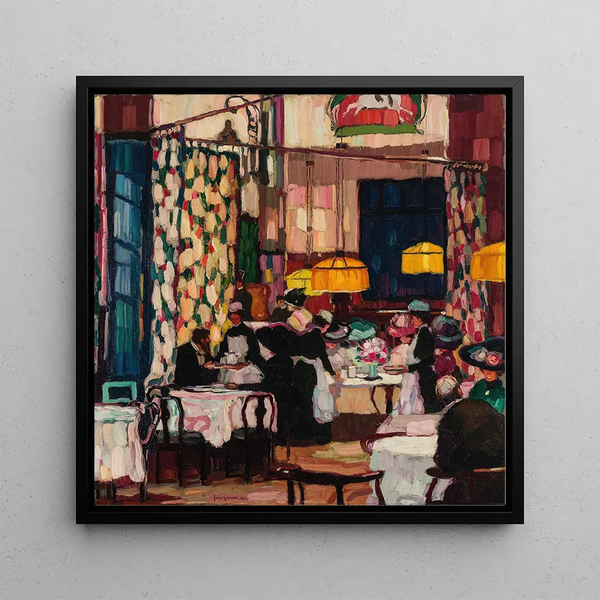 Dans la salle de thé - Josse Goossens