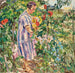 In de tuin - August Rieger — weergave van het kunstwerk