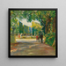 in het park van het Schönbrunn-paleis - August Rieger — ingelijst kunstwerk aan de muur