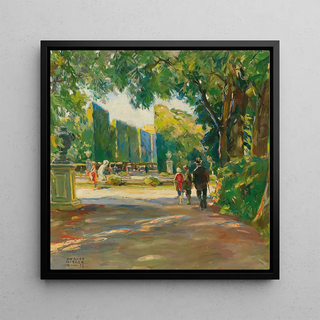Dans le parc du palais de Schönbrunn - August Rieger