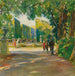 in het park van het Schönbrunn-paleis - August Rieger — weergave van het kunstwerk