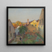 In de avondzon - Thérèse Schachner — ingelijst kunstwerk aan de muur
