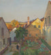 In de avondzon - Thérèse Schachner — weergave van het kunstwerk