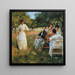 In de boomgaard - Edmund Charles Tarbell — ingelijst kunstwerk aan de muur