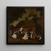 Dansend schilderij voor de dorpsherberg - Micha Stachowicz — wandpresentatie van het kunstwerk