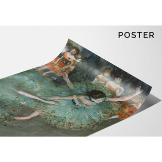 Danseuse verte - Edgar Degas | Reproduction Tableau Décoration murale affiche copie