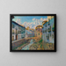 Le Darro - Darío de Regoyos — ingelijst kunstwerk aan de muur