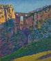 van Les gorges de Ronda - Darío de Regoyos — weergave van het kunstwerk
