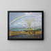 La pluie à la baie de Santoa - Darío de Regoyos — ingelijst kunstwerk aan de muur
