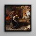 Das Ständchen - Heinrich Rettig — ingelijst kunstwerk aan de muur