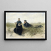 Jongen en meisje in de duinen - David Adolph Constant Artz — ingelijst kunstwerk aan de muur