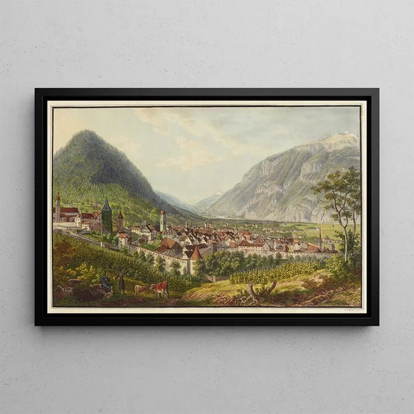 David Alois Schmid - Chur Von der BischflichenHalden gd Galanda aufgenommen.webp