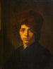 Jongeman met een bontmuts - David Bailly — weergave van het kunstwerk