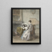 Kritiek van de kunst - David Bles — ingelijst kunstwerk aan de muur
