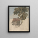 Chalet en bomen - David Cox — ingelijst kunstwerk aan de muur