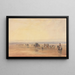 Traversée des sables de Lancaster - David Cox — ingelijst kunstwerk aan de muur