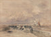 Het haven van Dieppe, frisse wind - David Cox — weergave van het kunstwerk