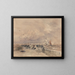 Het haven van Dieppe, frisse wind - David Cox — ingelijst kunstwerk aan de muur