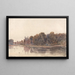 Eton vanaf de Theems - David Cox — ingelijst kunstwerk aan de muur