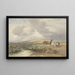 Landschap met reizigers - David Cox — ingelijst kunstwerk aan de muur
