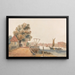 Millbank - David Cox — ingelijst kunstwerk aan de muur