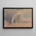 De zandstranden van Morecambe - David Cox — ingelijst kunstwerk aan de muur