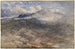 Hooglanden van de berg Cader Idris - David Cox — weergave van het kunstwerk