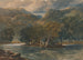 over de Conway-rivier, Noord-Wales - David Cox — weergave van het kunstwerk