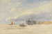 Op de Medway - David Cox — weergave van het kunstwerk