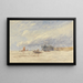 Op de Medway - David Cox — ingelijst kunstwerk aan de muur