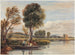 op de Theems - David Cox — weergave van het kunstwerk