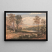 Sur la Wye - David Cox — ingelijst kunstwerk aan de muur