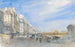 Pont Neuf vanaf de Quai de l'École, Parijs - David Cox — weergave van het kunstwerk