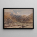 Landschap met rivier in Wales - David Cox — ingelijst kunstwerk aan de muur
