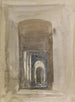 Studie voor de poort van de Sint-Rochuskerk in Parijs - David Cox — weergave van het kunstwerk