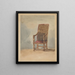 Studie van een oud fauteuil - David Cox — ingelijst kunstwerk aan de muur