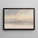 Zonsondergang vanaf de kust - David Cox — ingelijst kunstwerk aan de muur