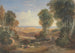 De samenvloeiing van de Severn en de Wye met Chepstow op de achtergrond - David Cox — weergave van het kunstwerk