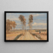 L'avenue des peupliers naar Hobbema - David Cox — ingelijst kunstwerk aan de muur