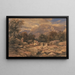 De zalmtang - David Cox — ingelijst kunstwerk aan de muur