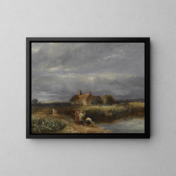 De jonge zeelui - David Cox — ingelijst kunstwerk aan de muur