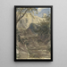 Tuintrap op Haddon Hall Derbyshire - David Cox — ingelijst kunstwerk aan de muur